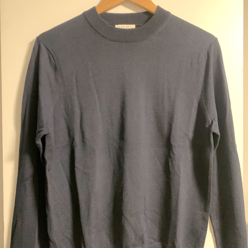 Sandro Mock Neck Sweater
